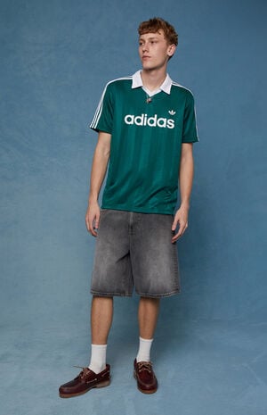 Parker Baggy Denim Shorts Black Wash image number 2