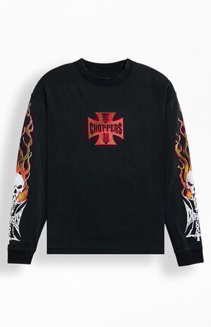 Flames Long Sleeve T-Shirt image number 2