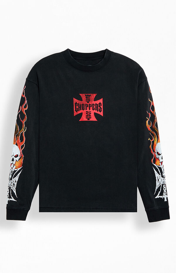 Long sleeve west coast choppers サーマル Other West Coast Choppers thermal longsleeve grey