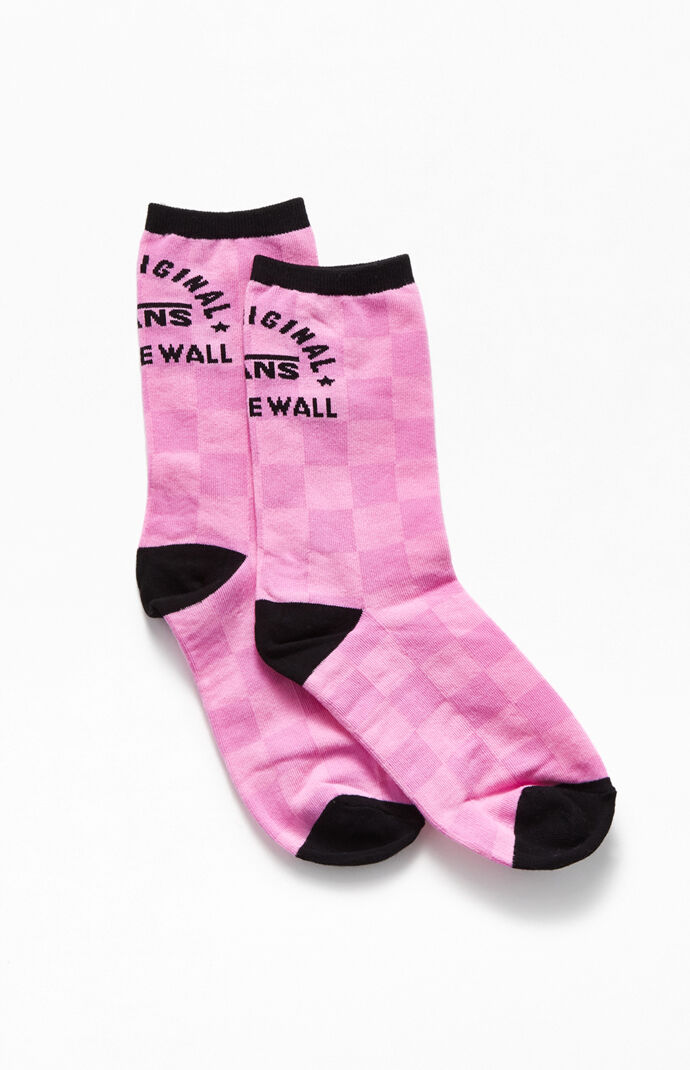 Fuscia Ticker Sock