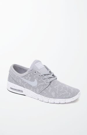 Durante ~ escarcha Quien Nike SB Stefan Janoski Max Grey Shoes | PacSun