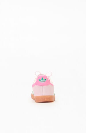 Kids Pink & Green Gazelle Shoes image number 3