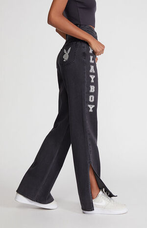 By PacSun Black Boyfriend Jeans image number 2