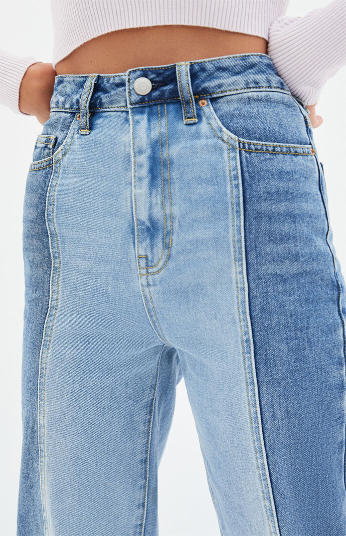 pacsun two tone jeans