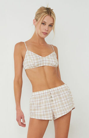 Lounge Flannel Shorts image number 1