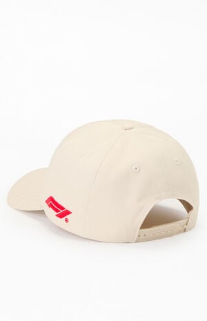 x Pacsun Suzuka Cream Racing Snapback Hat image number 5