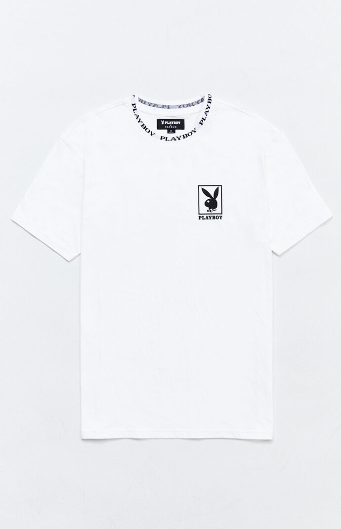 Playboy Collar Logo T Shirt Pacsun