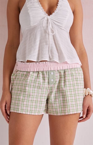 Plaid Boxer Shorts