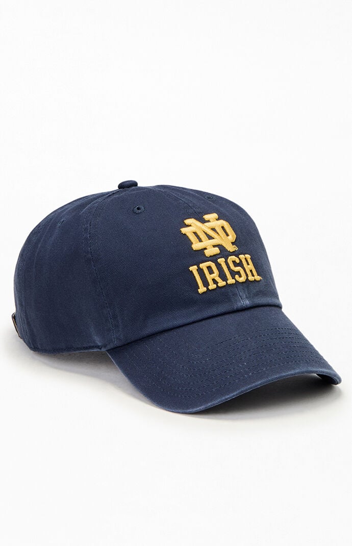 47 Brand Notre Dame Fightin Irish Clean Up Strapback Hat