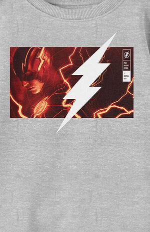 Kids The Flash Movie Crew Neck Sweatshirt image number 2