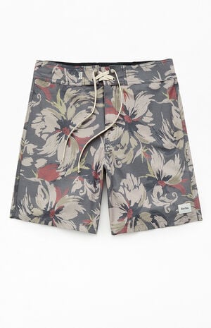 Tropical Camo 8" Boardshorts image number 1