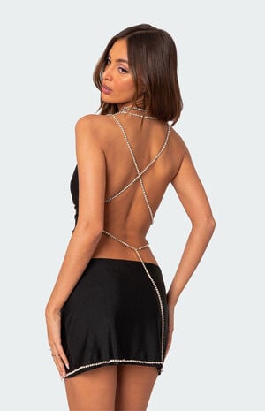 Mariah Strappy Rhinestone Top image number 5