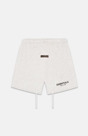 Light Oatmeal Sweat Shorts image number 1