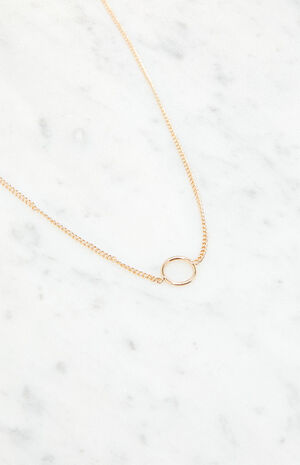 Circle Charm Necklace image number 2