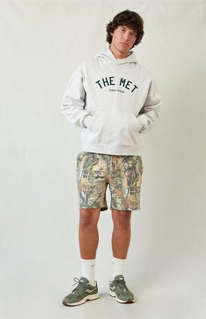 Camo Fleece Volley Sweat Shorts image number 6