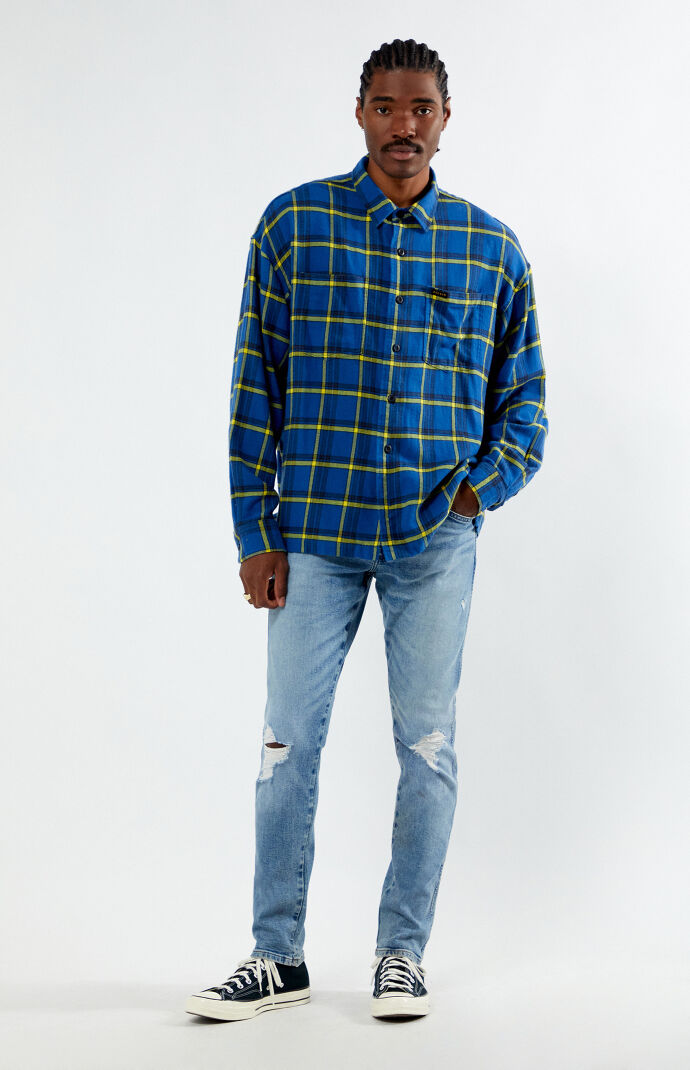 ゆっちゃん Deuxieme Classe FLANNEL ZIPブルゾン セール】Y2K PUレザー 合皮ブルゾン ZIPデザイン オーバーサイズ
