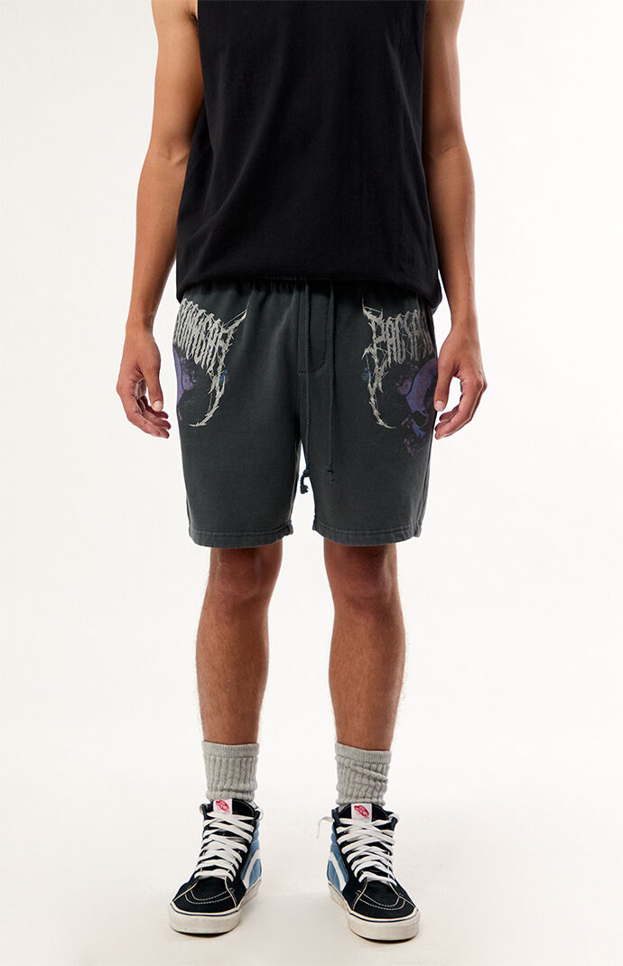 Pacsun Skull Fleece Sweat Shorts | Pacsun