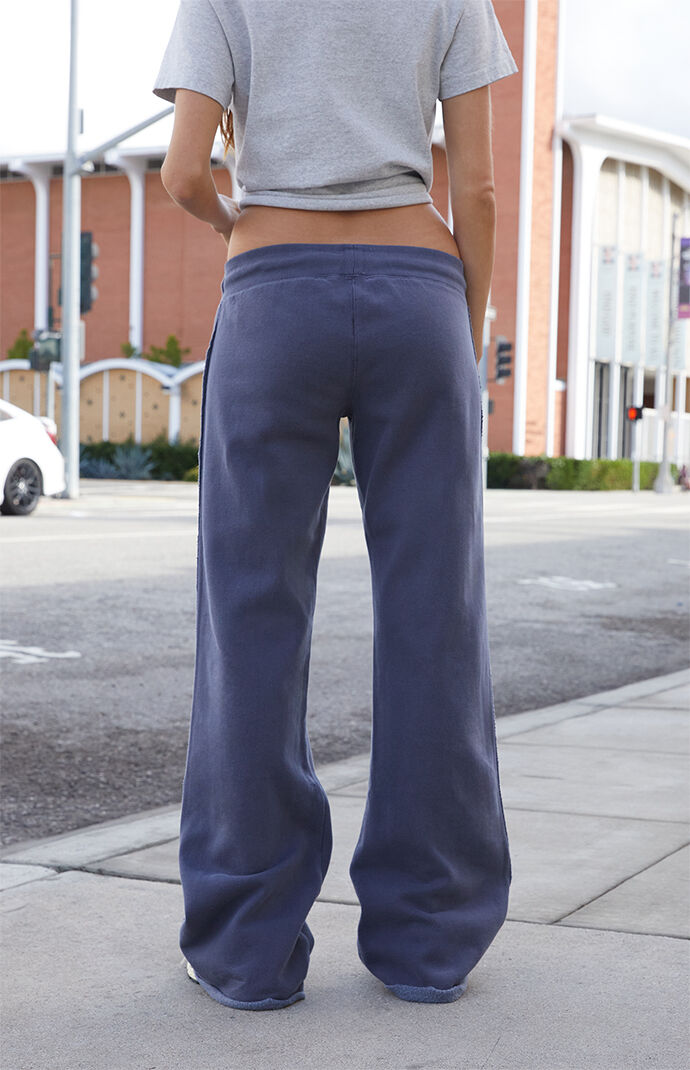 John Galt Washed Navy Hilary Soft Baggy Sweatpants