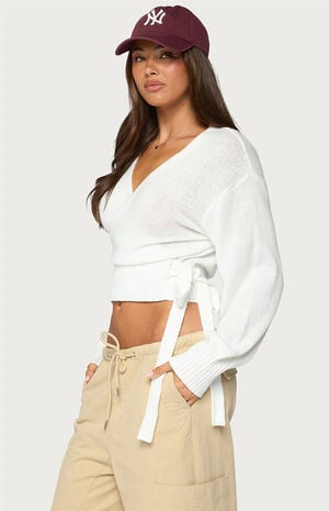Stella Wrap Knit Cardigan image number 2