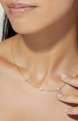 Rowena Flower Station Necklace image number 3