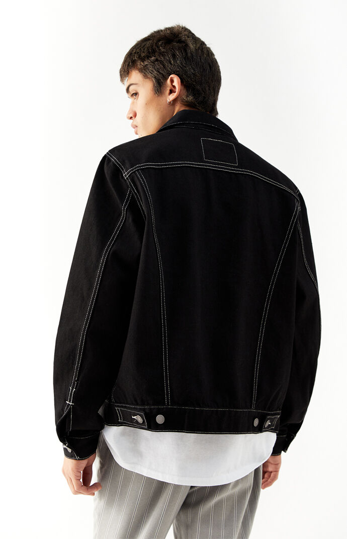 Black At Work Trucker Jacket