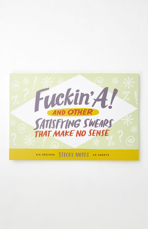 F*ckin A Sticky Note Pack image number 1