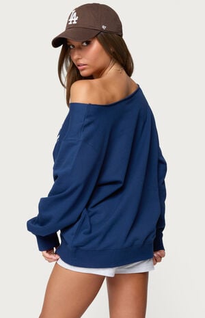 Nashville Oversized Wide Neck Sweatshirt image number 3