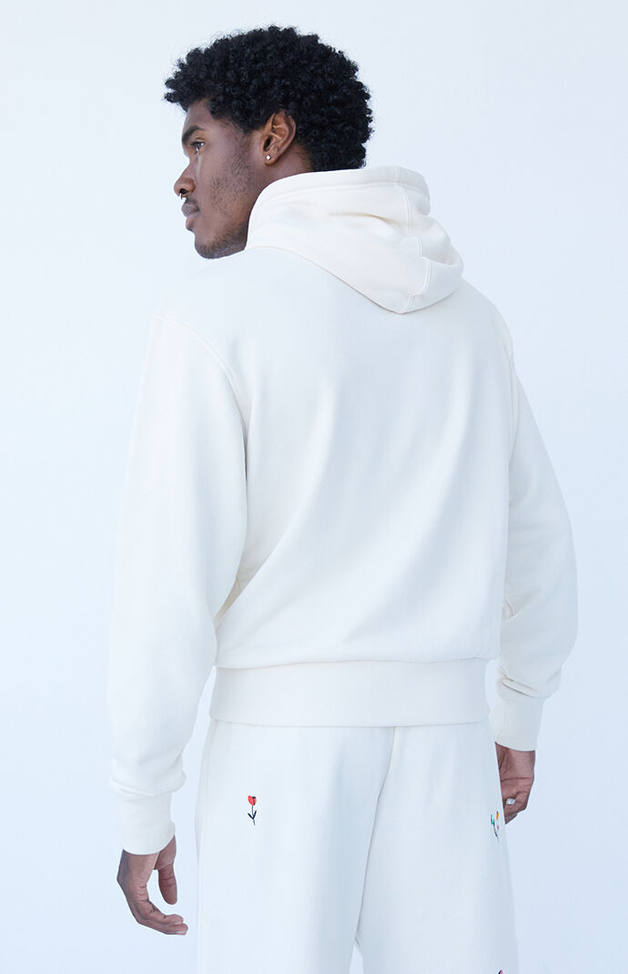 Organic Floral Trefoil Hoodie