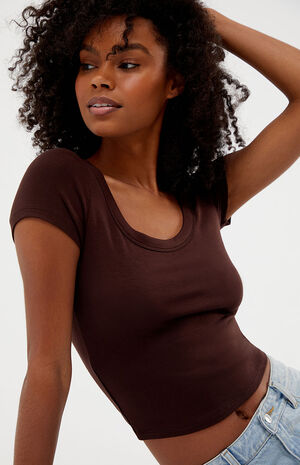 Leann Scoop Neck T-Shirt image number 1