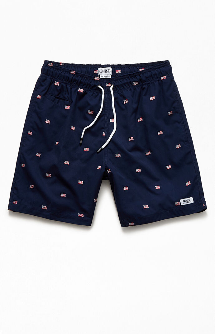 Flag 17" Swim Trunks