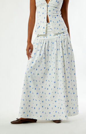 Ruched Waist Midi Skirt image number 2