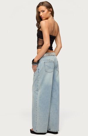 Kelcy Shredded Built-In Bra Top image number 3