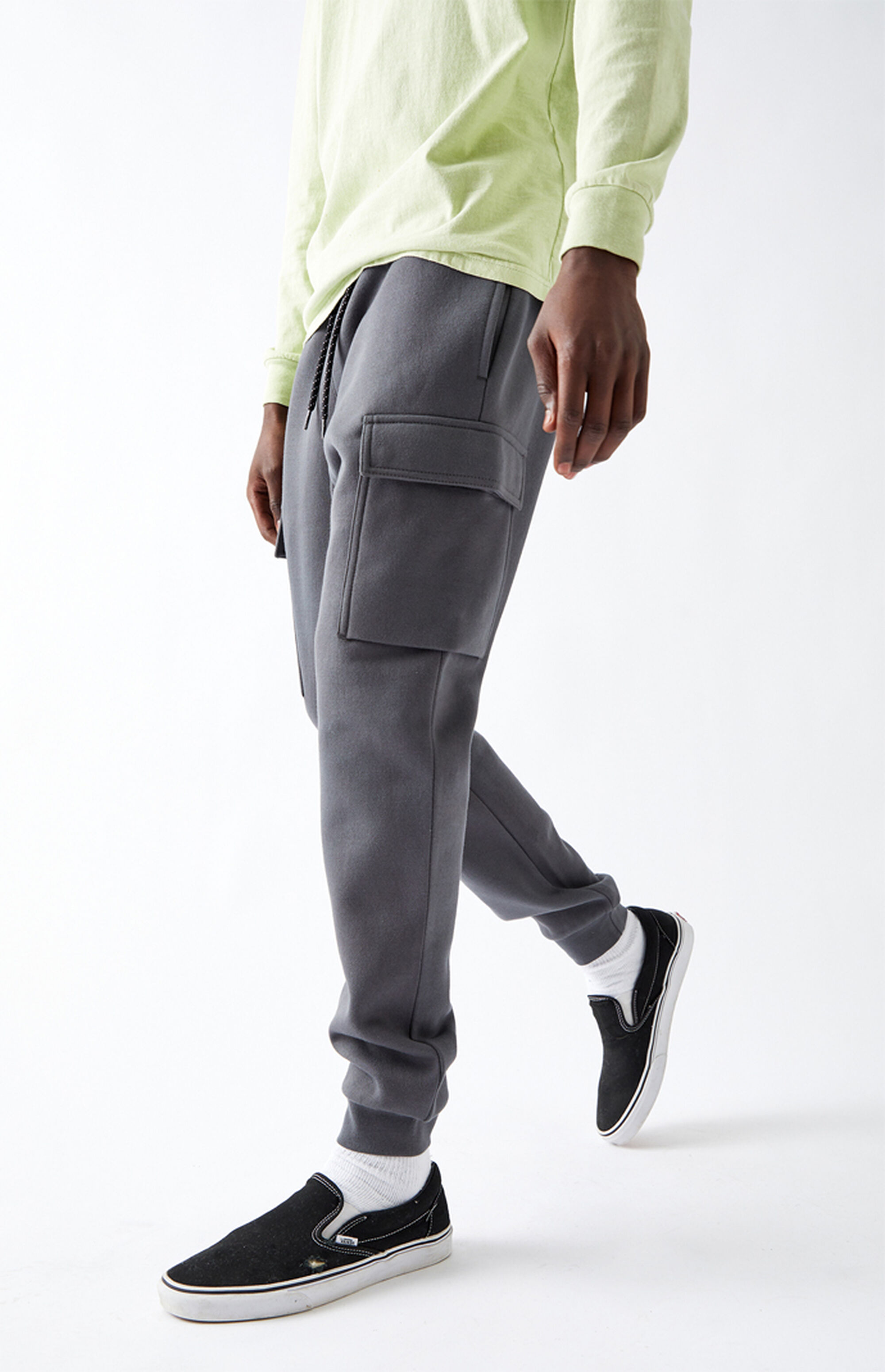 black cargo pants pacsun