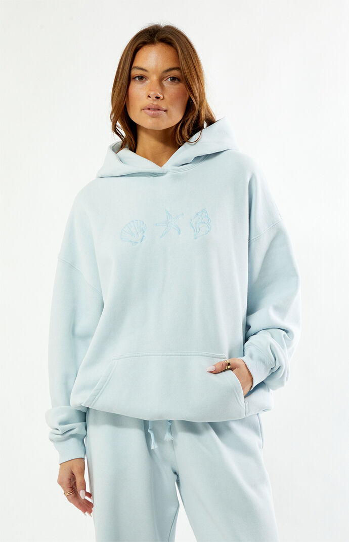 9090 × WIND AND SEA パーカー　くすみミント XL yutoriが展開する古着MIXテイストのストリートブランド『9090