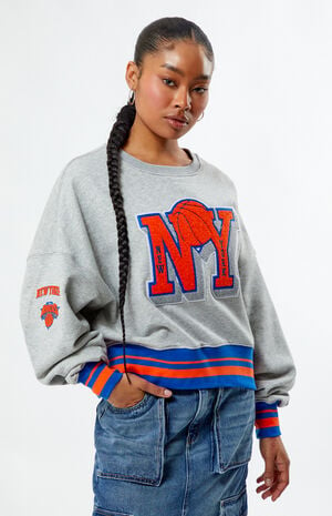 New York Knicks Mash Up Crew Neck Sweatshirt