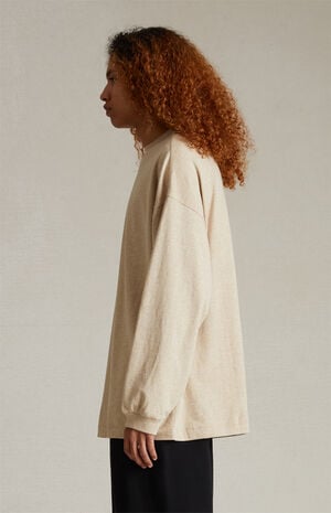 Gold Heather Long Sleeve T-Shirt image number 2