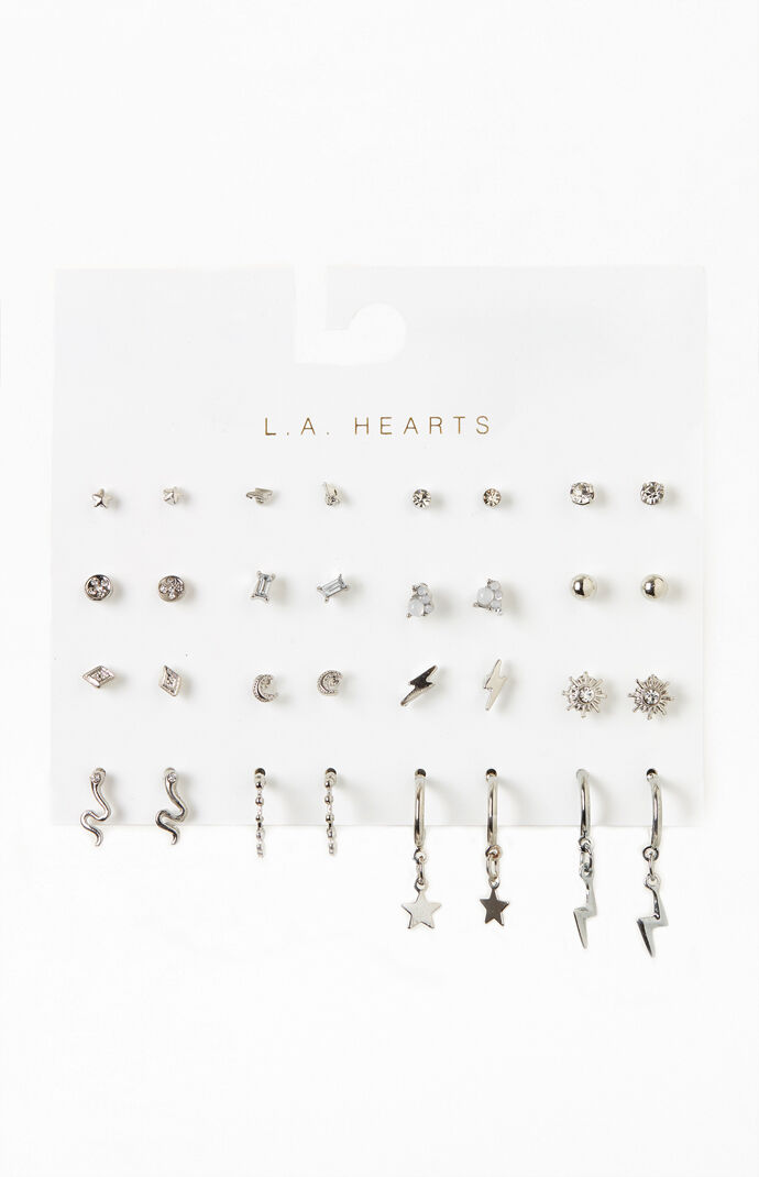 16-Pack Spring Snake Earrings