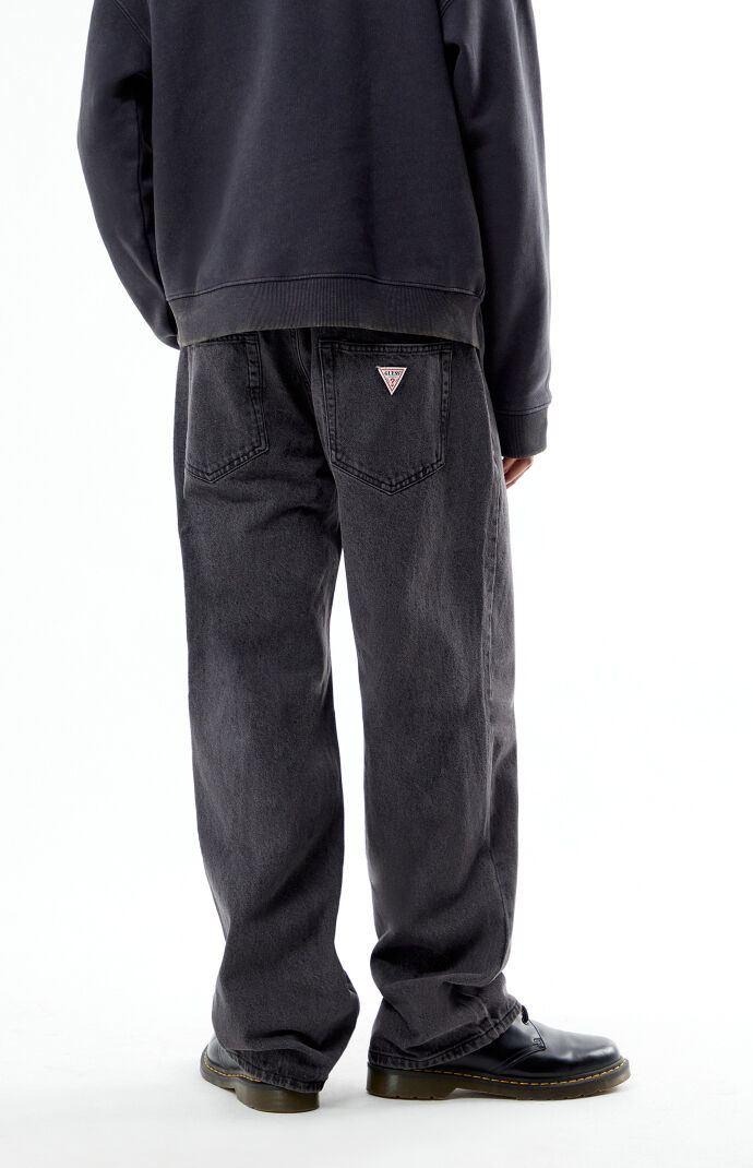 GUESS Originals Washed Black Kit Baggy Jeans | Pacsun