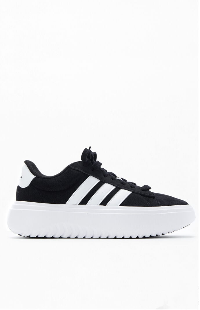 Women's grand court sneakers  white/black on sale