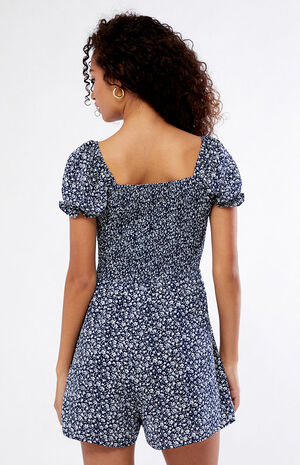 Tie Front Romper image number 4