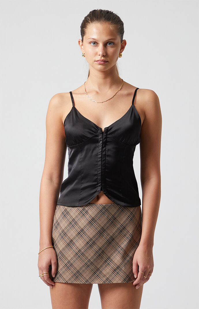 Beverly and Beck Satin Longline Corset