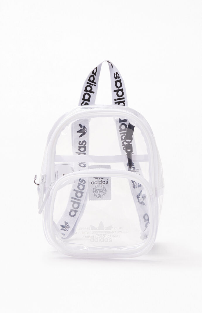 adidas clear mini backpack