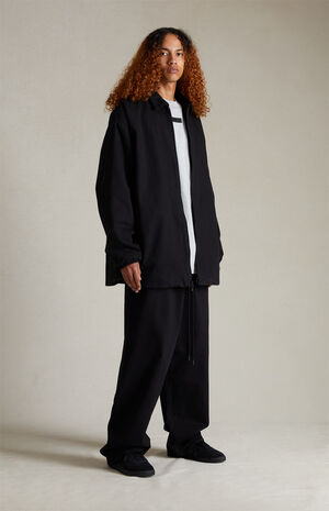 Overdye Black Denim Relaxed Lounge Pants image number 1