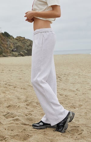 Anastasia  Waffle Knit Soft Sweatpants image number 3
