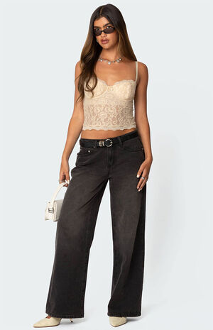 Charisma Sheer Lace Bra Top image number 2