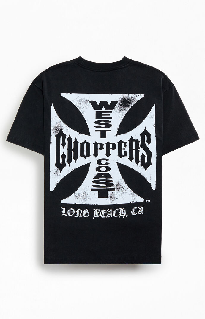 West Coast Choppers Men T-Shirt OG Classic, Color:Black