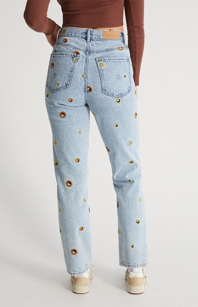 Pacsun embroidered jeans online