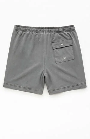 Gray Sunny 5.5" Swim Trunks image number 2