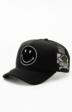Smiley Face Trucker Hat image number 4