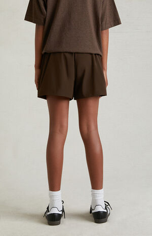 Essentials Wood Nylon Running Shorts image number 6